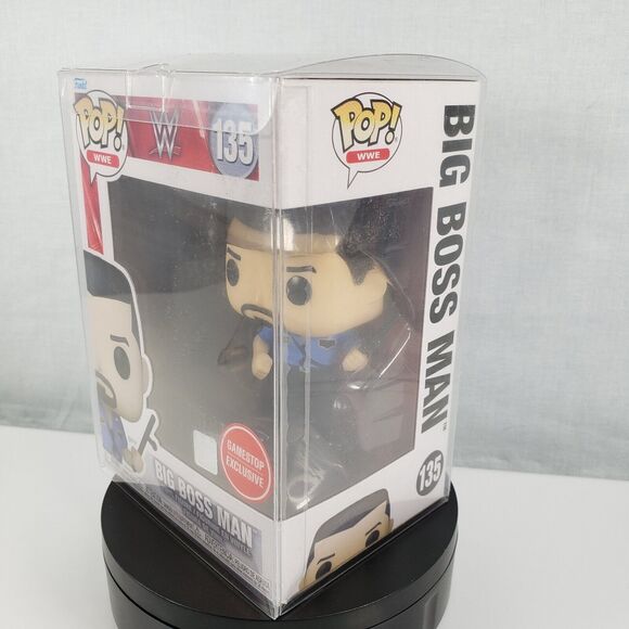 Funko Pop! Vinyl: WWE - Big Boss Man - GameStop (GS) (Exclusive) #135 W/Protecto - Picture 4 of 16